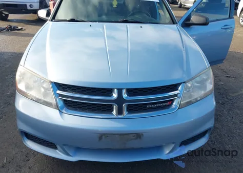 2013 Dodge Avenger Se из США, поврежденный, VIN 1C3CDZAB6DN662748
